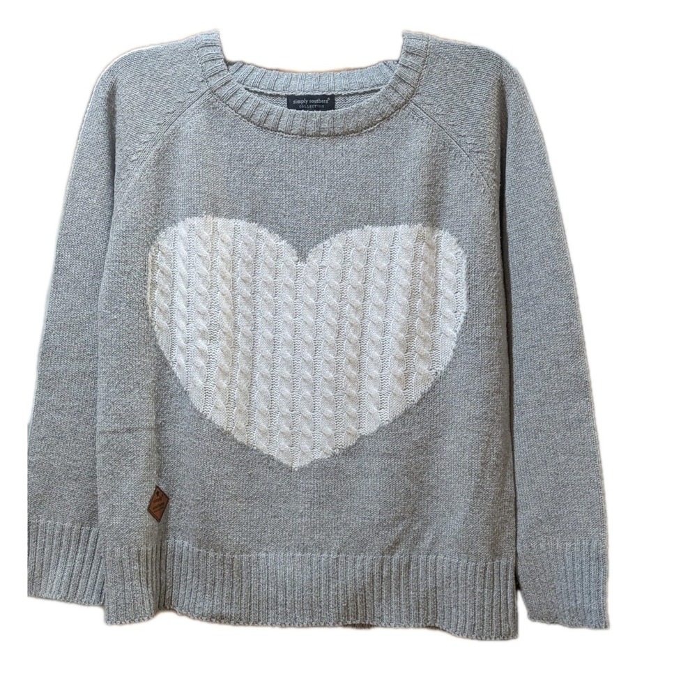 Women's Simply Southern Heart Logo Sweater‎ Size Small